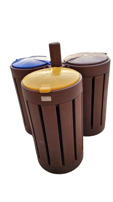 Papeleras gran capacidad para el reciclaje ReciclaGiant 150 litros -  Doublet - Material para eventos, empresas y colectividades