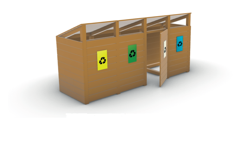 Ecopunto Baleares en plástico reciclado | Alquienvas Plastic