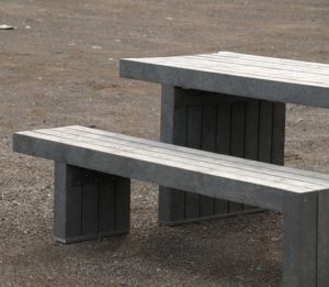 Mesa picnic Diseño de plástico reciclado